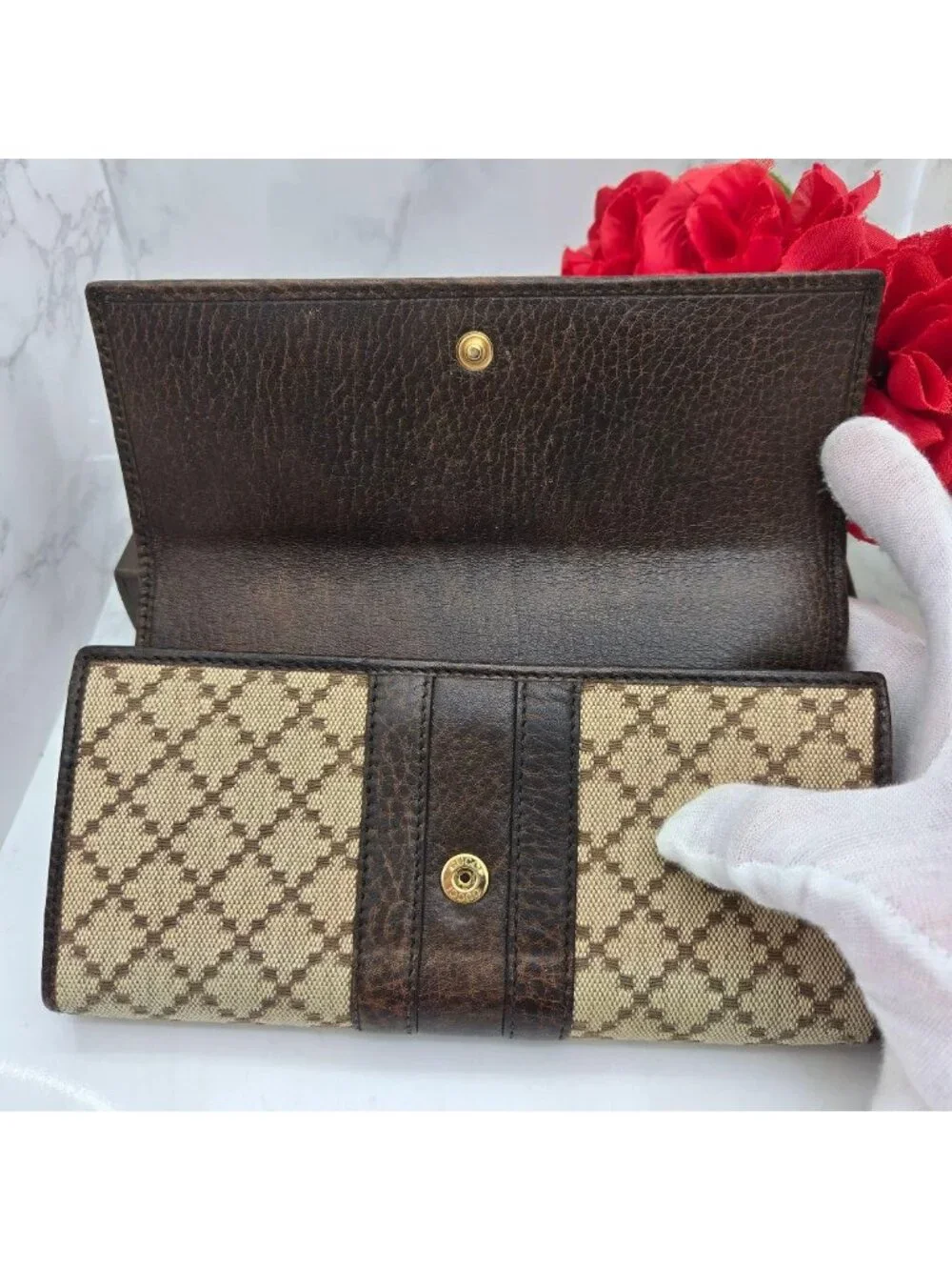 Gucci Wallet Horsebit Diamante - Picture 11 of 15